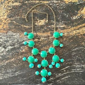 Green and gold necklace